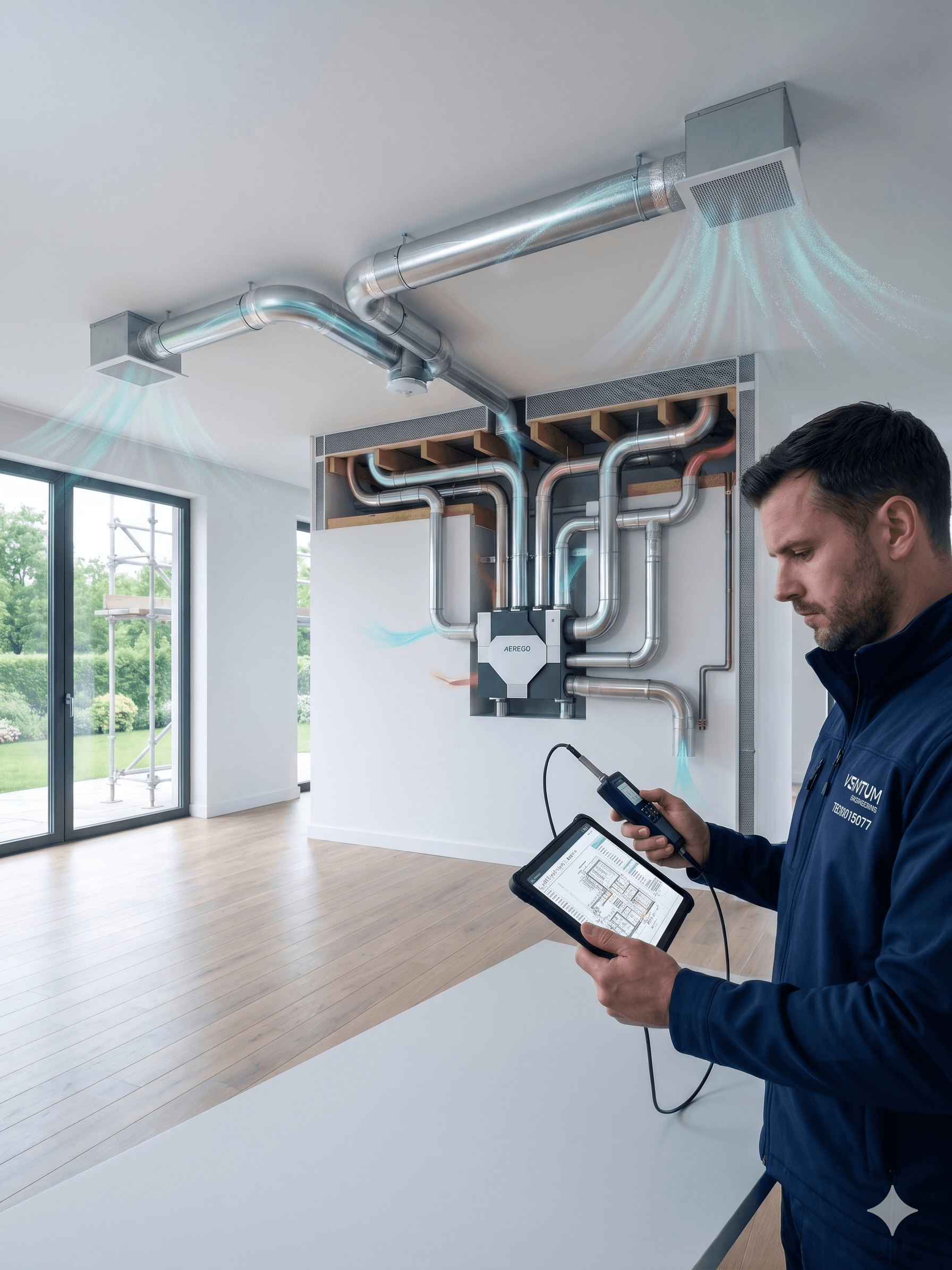 Mechanical heat recovery ventilation system